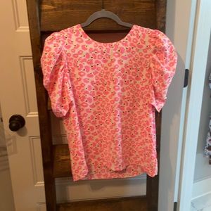 Large pink blouse